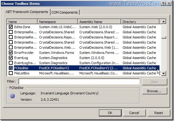 fckeditor dll for asp.net
